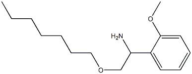 2-(heptyloxy)-1-(2-methoxyphenyl)ethan-1-amine Struktur