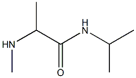 2-(methylamino)-N-(propan-2-yl)propanamide Struktur