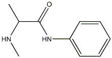 2-(methylamino)-N-phenylpropanamide Struktur