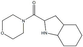 2-(morpholin-4-ylcarbonyl)octahydro-1H-indole Struktur