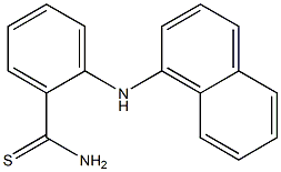 2-(naphthalen-1-ylamino)benzene-1-carbothioamide Struktur