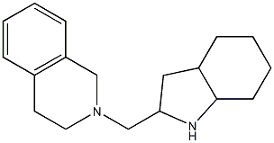 2-(octahydro-1H-indol-2-ylmethyl)-1,2,3,4-tetrahydroisoquinoline Struktur