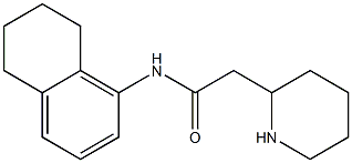 2-(piperidin-2-yl)-N-(5,6,7,8-tetrahydronaphthalen-1-yl)acetamide Struktur