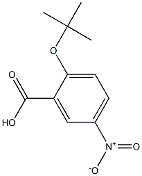 2-(tert-butoxy)-5-nitrobenzoic acid Struktur