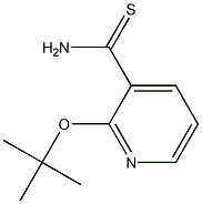 2-(tert-butoxy)pyridine-3-carbothioamide Struktur