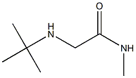 2-(tert-butylamino)-N-methylacetamide Struktur