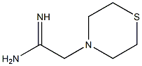 2-(thiomorpholin-4-yl)ethanimidamide Struktur