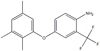 2-(trifluoromethyl)-4-(2,3,5-trimethylphenoxy)aniline Struktur