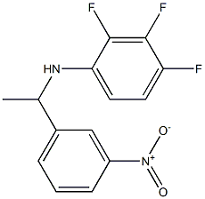 2,3,4-trifluoro-N-[1-(3-nitrophenyl)ethyl]aniline Struktur