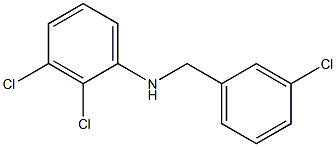 2,3-dichloro-N-[(3-chlorophenyl)methyl]aniline Struktur