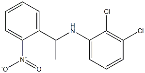 2,3-dichloro-N-[1-(2-nitrophenyl)ethyl]aniline Struktur