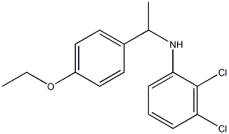 2,3-dichloro-N-[1-(4-ethoxyphenyl)ethyl]aniline Struktur