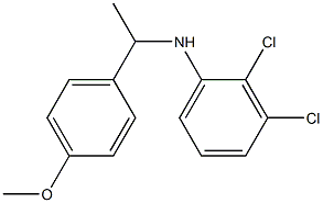 2,3-dichloro-N-[1-(4-methoxyphenyl)ethyl]aniline Struktur