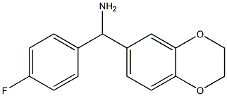 2,3-dihydro-1,4-benzodioxin-6-yl(4-fluorophenyl)methanamine Struktur