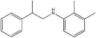 2,3-dimethyl-N-(2-phenylpropyl)aniline Struktur