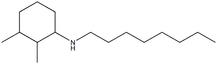 2,3-dimethyl-N-octylcyclohexan-1-amine Struktur