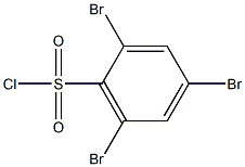 2,4,6-tribromobenzene-1-sulfonyl chloride Struktur