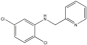 2,5-dichloro-N-(pyridin-2-ylmethyl)aniline Struktur