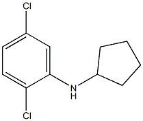 2,5-dichloro-N-cyclopentylaniline Struktur