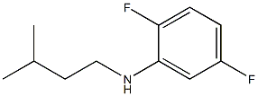 2,5-difluoro-N-(3-methylbutyl)aniline Struktur