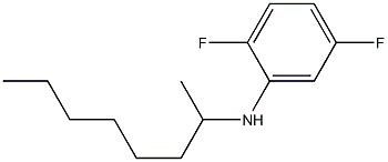 2,5-difluoro-N-(octan-2-yl)aniline Struktur