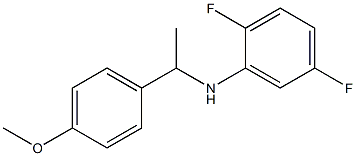 2,5-difluoro-N-[1-(4-methoxyphenyl)ethyl]aniline Struktur