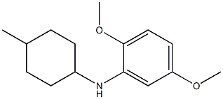 2,5-dimethoxy-N-(4-methylcyclohexyl)aniline Struktur