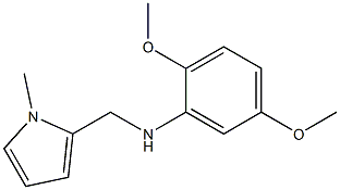 2,5-dimethoxy-N-[(1-methyl-1H-pyrrol-2-yl)methyl]aniline Struktur