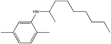 2,5-dimethyl-N-(nonan-2-yl)aniline Struktur