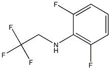 2,6-difluoro-N-(2,2,2-trifluoroethyl)aniline Struktur