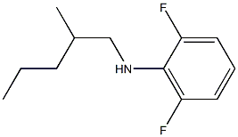 2,6-difluoro-N-(2-methylpentyl)aniline Struktur