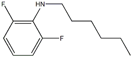 2,6-difluoro-N-hexylaniline Struktur