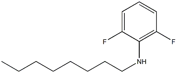 2,6-difluoro-N-octylaniline Struktur