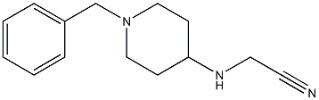 2-[(1-benzylpiperidin-4-yl)amino]acetonitrile Struktur