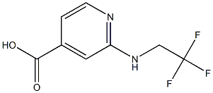 2-[(2,2,2-trifluoroethyl)amino]pyridine-4-carboxylic acid Struktur