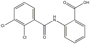 2-[(2,3-dichlorobenzene)amido]benzoic acid Struktur