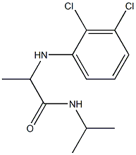 2-[(2,3-dichlorophenyl)amino]-N-(propan-2-yl)propanamide Struktur