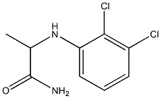 2-[(2,3-dichlorophenyl)amino]propanamide Struktur