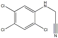 2-[(2,4,5-trichlorophenyl)amino]acetonitrile Struktur