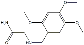 2-[(2,4,5-trimethoxybenzyl)amino]acetamide Struktur