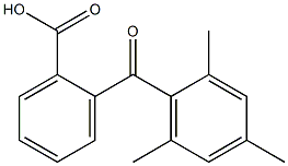 2-[(2,4,6-trimethylphenyl)carbonyl]benzoic acid Struktur