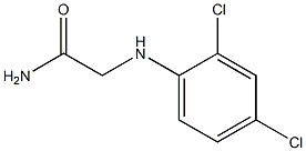 2-[(2,4-dichlorophenyl)amino]acetamide Struktur