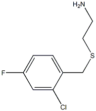 2-[(2-chloro-4-fluorobenzyl)thio]ethanamine Struktur