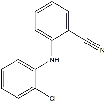 2-[(2-chlorophenyl)amino]benzonitrile Struktur