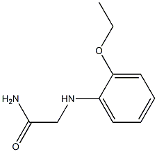 2-[(2-ethoxyphenyl)amino]acetamide Struktur