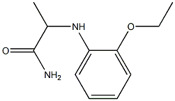 2-[(2-ethoxyphenyl)amino]propanamide Struktur