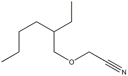 2-[(2-ethylhexyl)oxy]acetonitrile Struktur