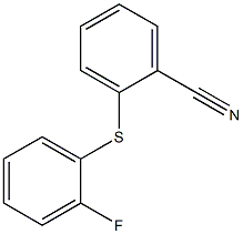 2-[(2-fluorophenyl)sulfanyl]benzonitrile Struktur