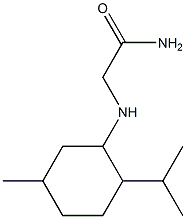 2-[(2-isopropyl-5-methylcyclohexyl)amino]acetamide Struktur