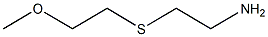2-[(2-methoxyethyl)thio]ethanamine Struktur